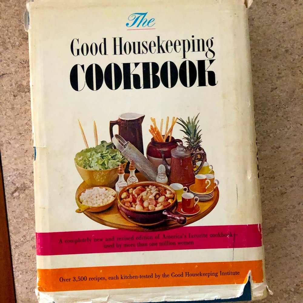 THE GOOD HOUSEKEEPING COOKBOOK  3500 RECIPES 1963 CULINARY HARDCOVER WITH JACKET